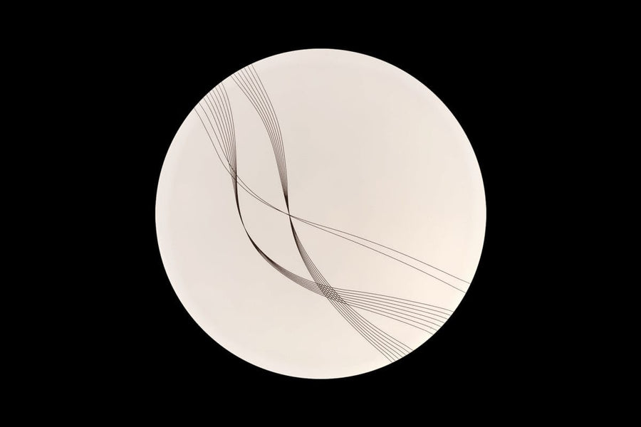 Bricocenter CEILING LAMP MILA PLASTIC WHITE D26 CM LED 18W NATURAL LIGHT