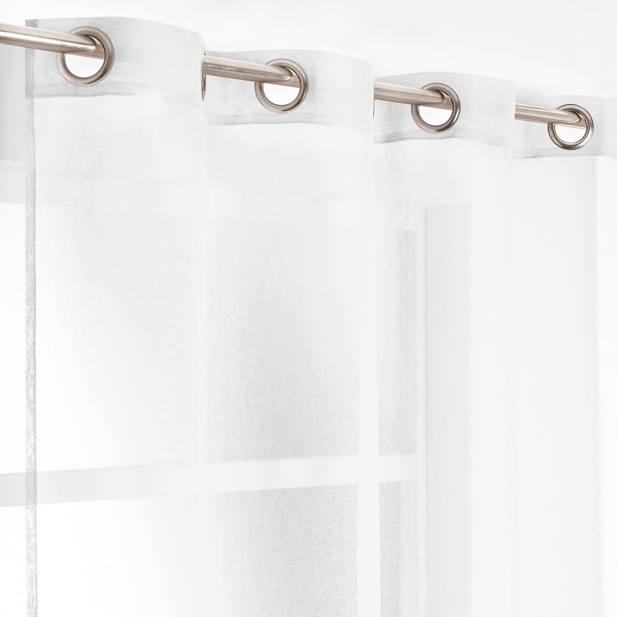 Bricocenter TENDA ZEPHYR IGNIFUGA BIANCO FILTRANTE 200X280 CM CON OCCHIELLI