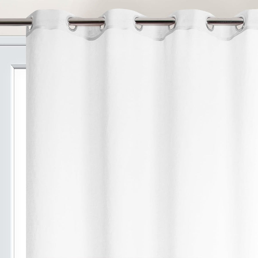 Bricocenter TENDA ZEPHYR IGNIFUGA BIANCO FILTRANTE 200X280 CM CON OCCHIELLI