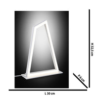 TABLE LAMP YOKO ALUMINIUM WHITE H32.5CM LED 15W NATURAL LIGHT