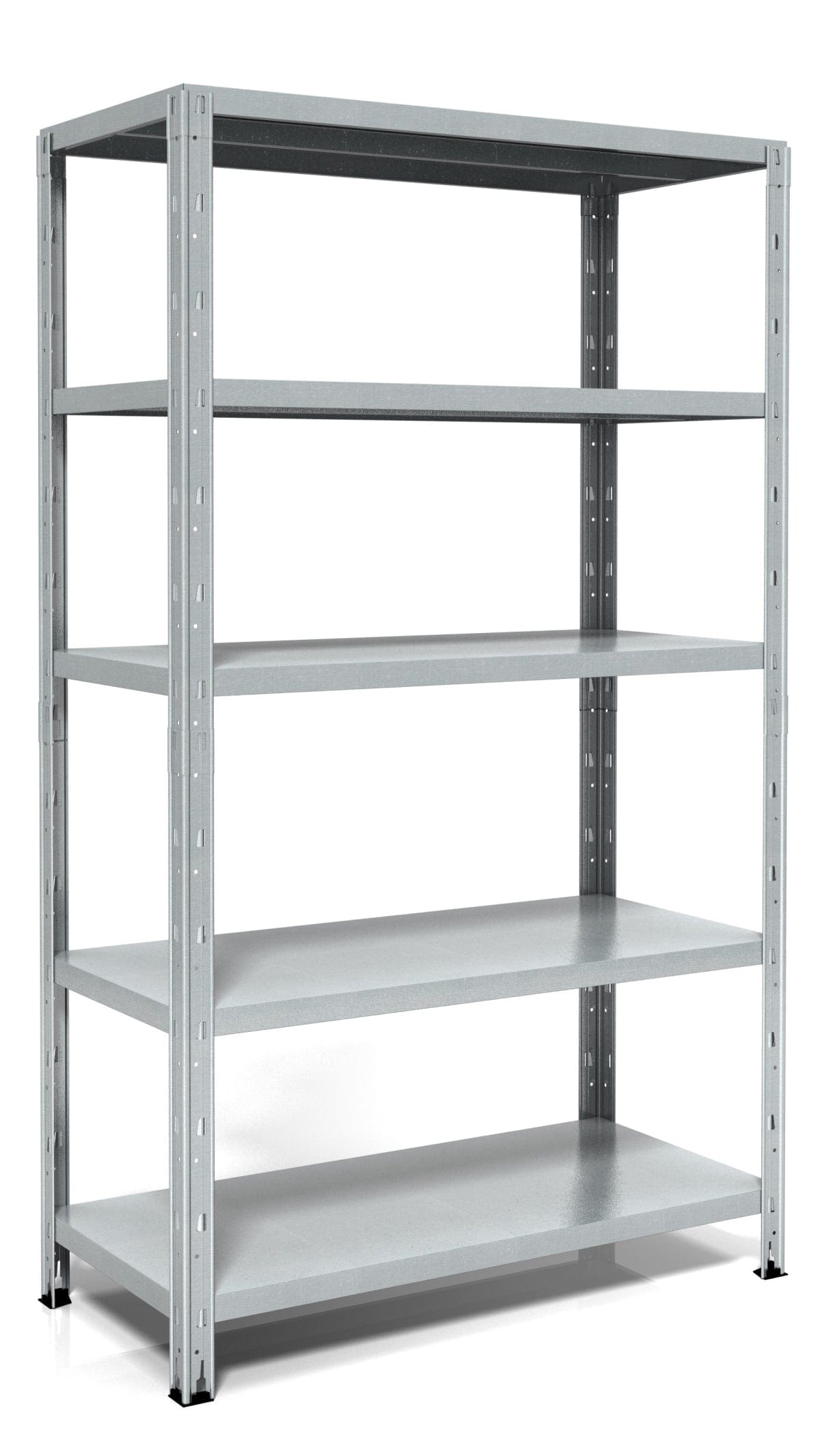 Bricocenter CROSSER SCAFFIELD W120xD50xH188 CM 5 RACKS CARRYING 200KG GALVANIZED METAL BRACKET