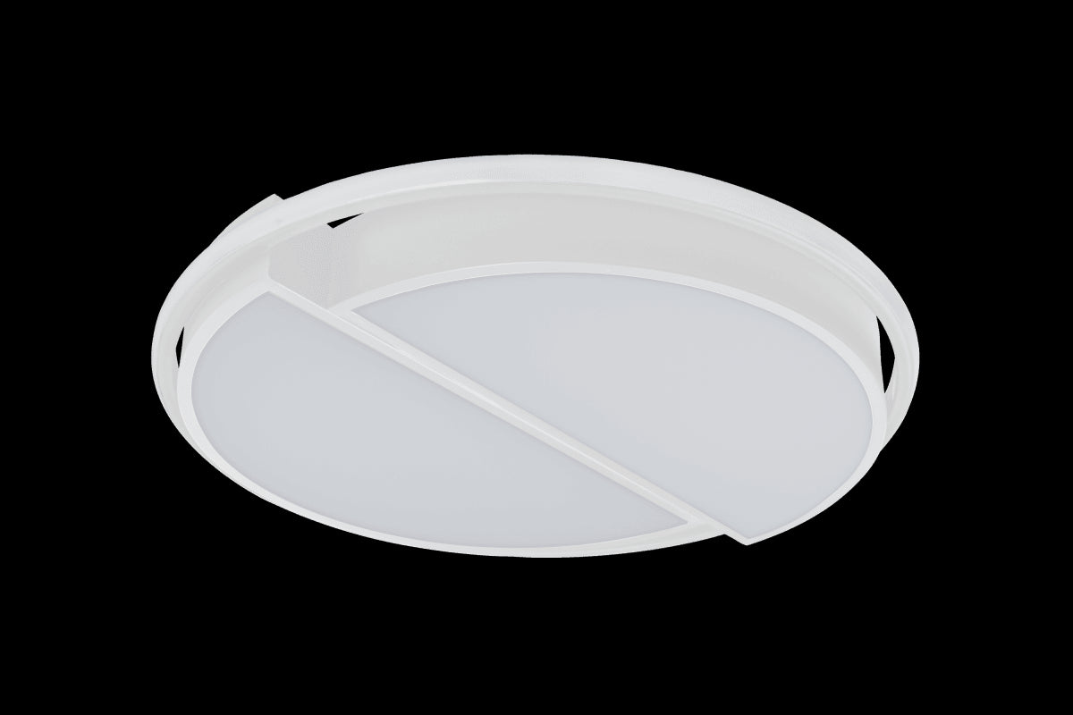 CEILING LIGHT INES PLASTIC WHITE D49 LED 48W CCT DIMMABLE