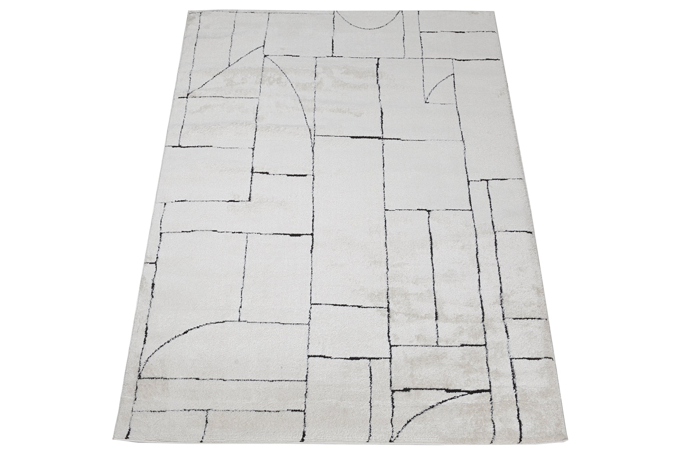 Bricocenter TAPPETO NEW TRIBE BIANCO 120X60 CM