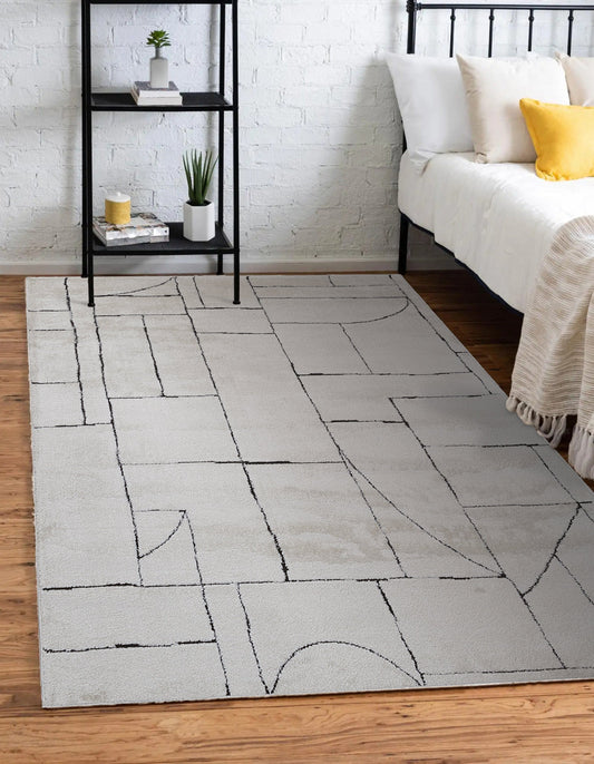 Bricocenter TAPPETO NEW TRIBE BIANCO 120X60 CM