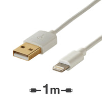 APPLE CABLE 1MT LIGHTNING TYPE / A TYPE USB