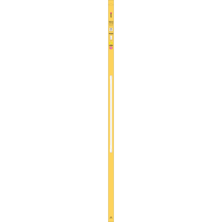 T8 G13 LED tube, 16W, 120cm, warm white