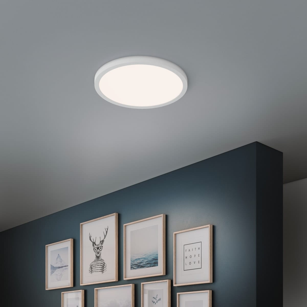 Bricocenter KARS CEILING LIGHT PLASTIC WHITE D40 LED 25W CCT DIMMABLE