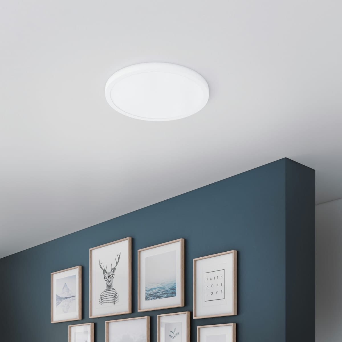 Bricocenter KARS CEILING LIGHT PLASTIC WHITE D40 LED 25W CCT DIMMABLE