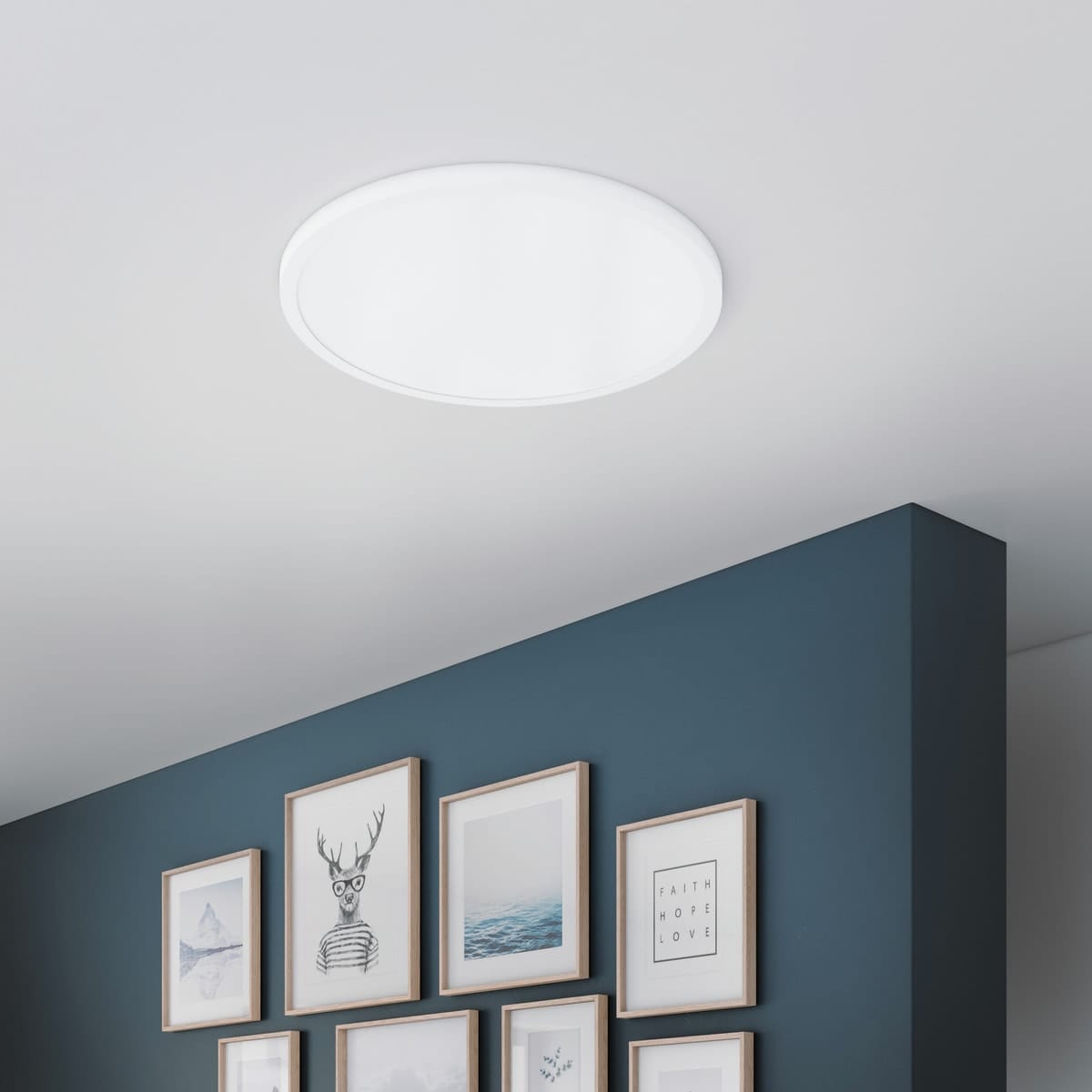 Bricocenter KARS CEILING LIGHT PLASTIC WHITE D30 LED 34W CCT DIMMABLE