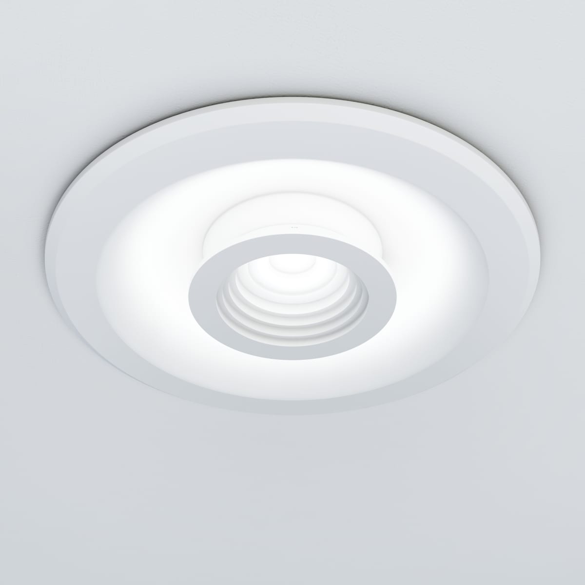 LIGURIA ALUMINIUM RECESSED SPOTLIGHT WHITE D20.5 CM LED 24W NATURAL LIGHT