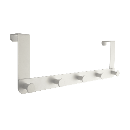 COAT RACK 5 HOOKS FOR DOOR AXEL WHITE SPACEO