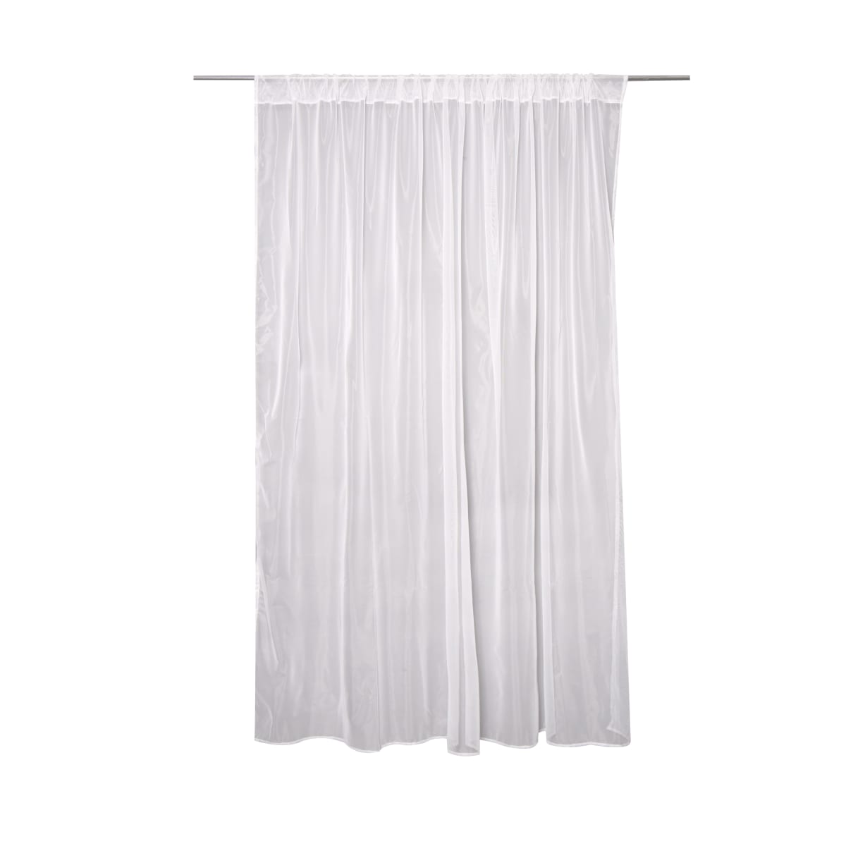 2 WHITE FILTER MOSQUITO NET CURTAINS 200X280CM WITH LOOP