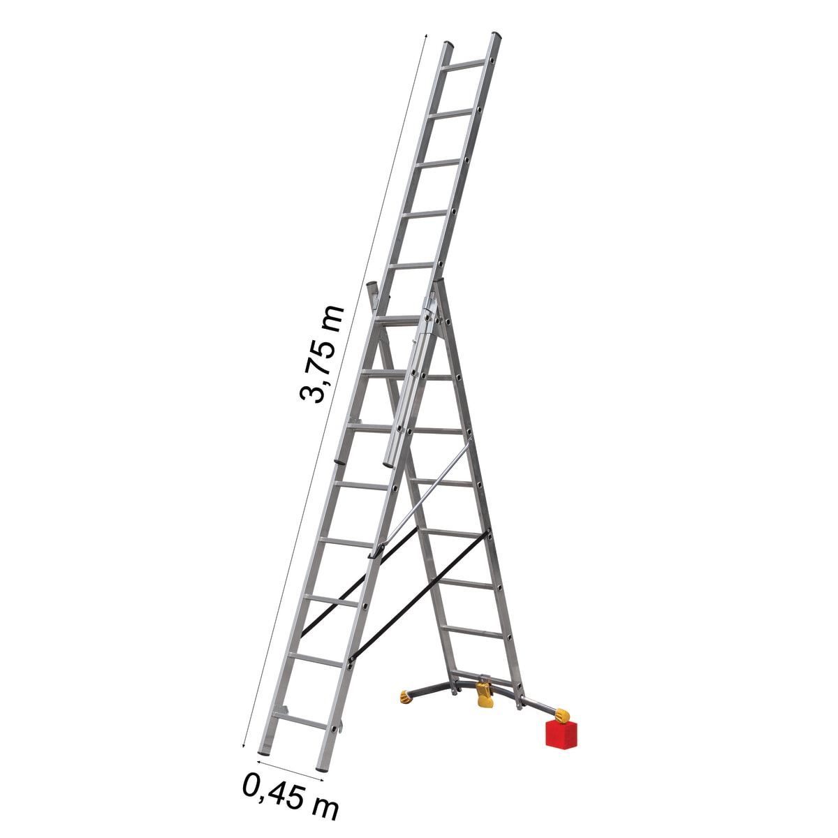 HOBBYLOT 3X8 CONVERTIBLE LADDER