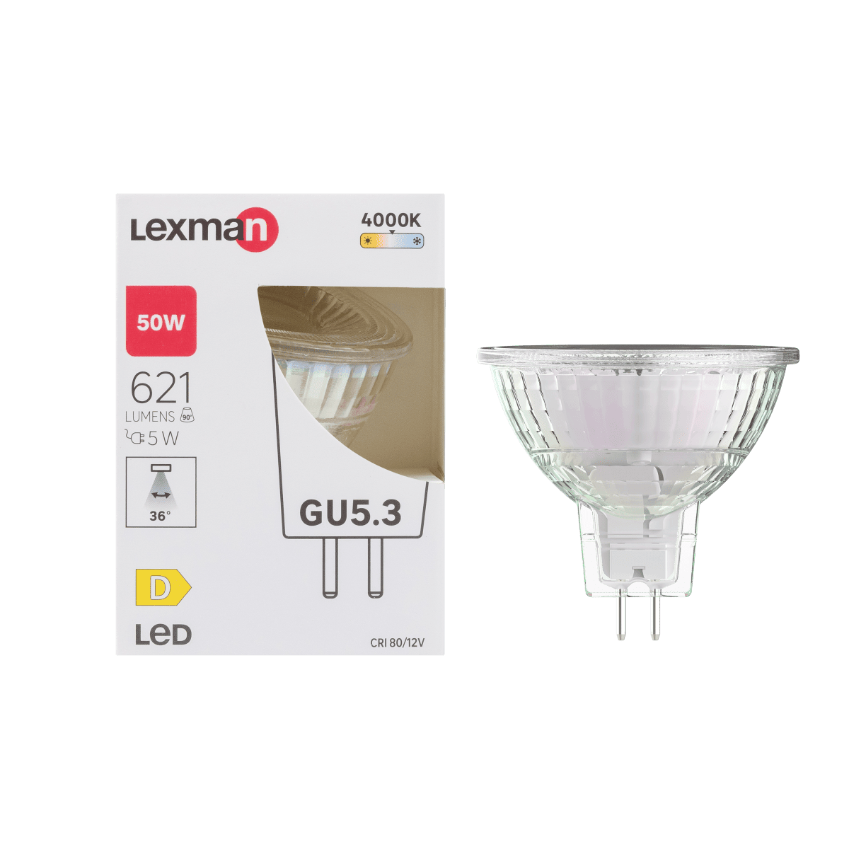 LED BULB GU5.3=50W NATURAL LIGHT