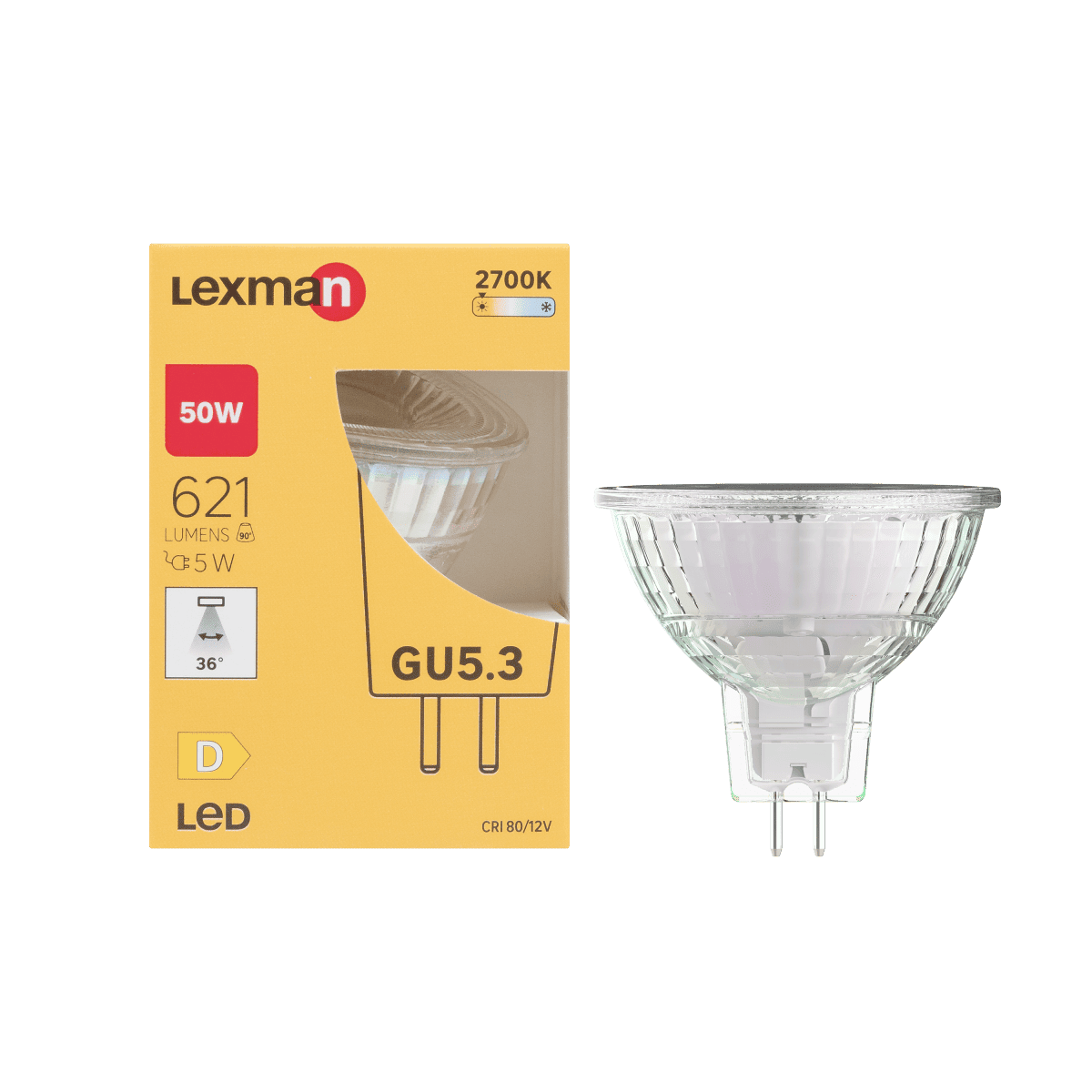 LED BULB GU5.3=50W WARM LIGHT