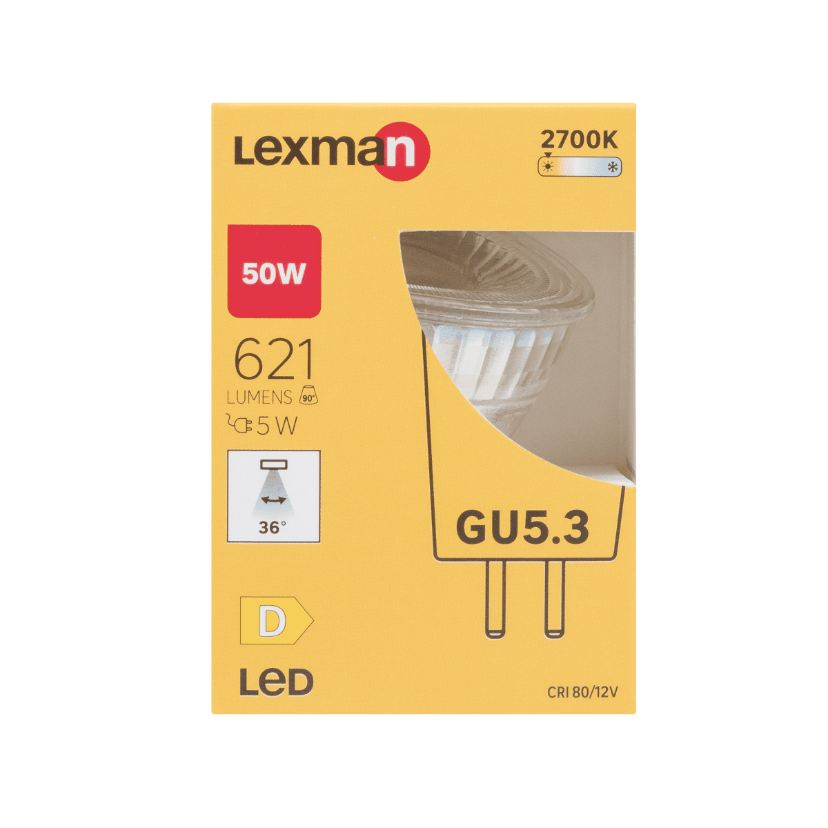LED BULB GU5.3=50W WARM LIGHT