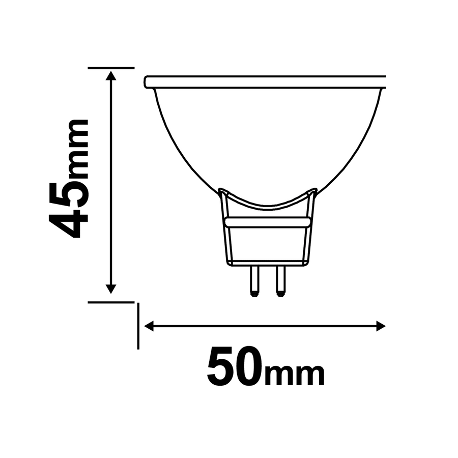 3 LED BULBS GU5.3=36W NATURAL LIGHT