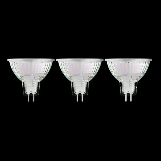 3 LED BULBS GU5.3=36W WARM LIGHT