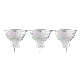 3 LED BULBS GU5.3=36W NATURAL LIGHT