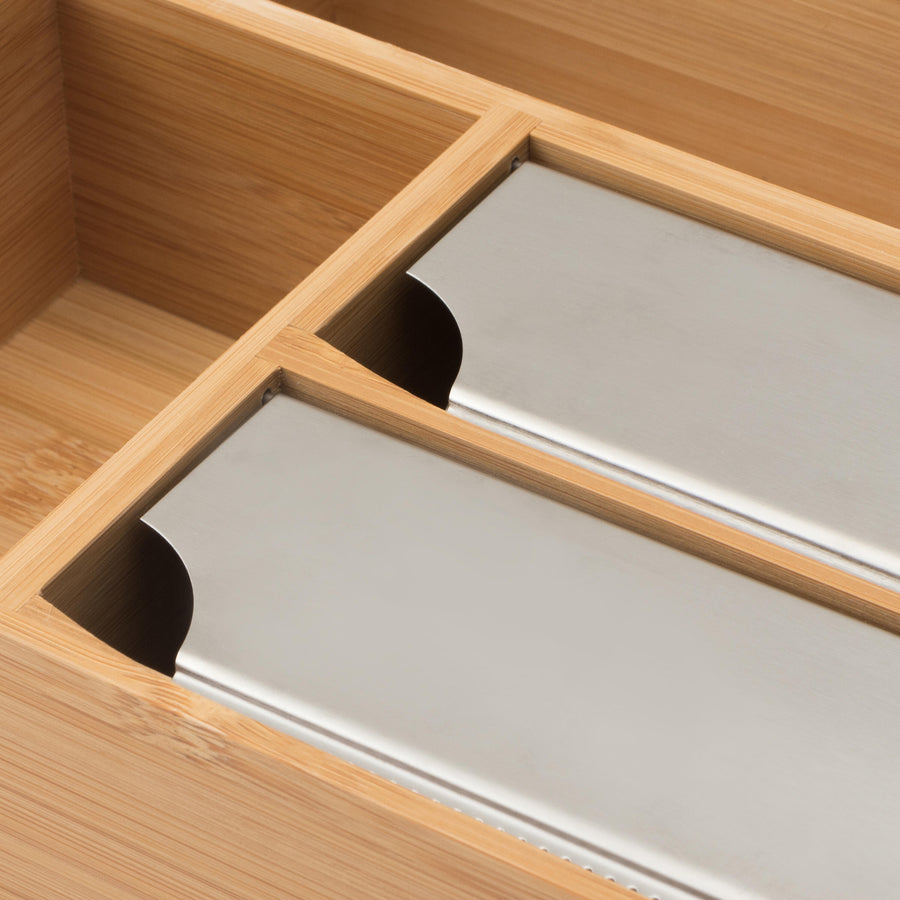 Bamboo drawer organiser