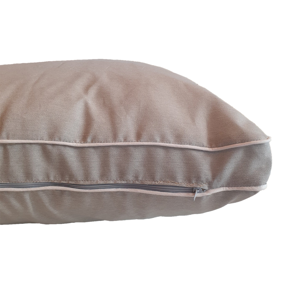45X45 GRAY MATTRESS PILLOW DOUBLE COTTON PIPING
