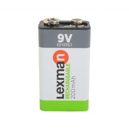 LEXMAN RECHARGEABLE 9V BATTERY