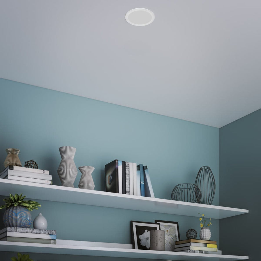 Bricocenter EXTRAFLAT WHITE RECESSED SPOTLIGHT D15.5CM LED 20W CCT DIMMABLE IP44