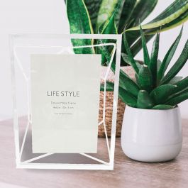 CALLIE FRAME 10x15CM METAL WHITE