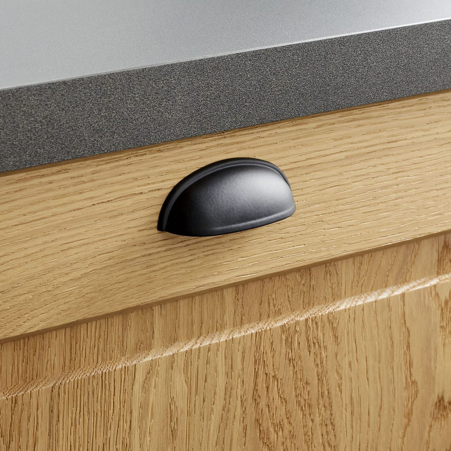 Bricocenter CUP HANDLE LENGTH 64 MM BLACK SATIN 4 PIECES