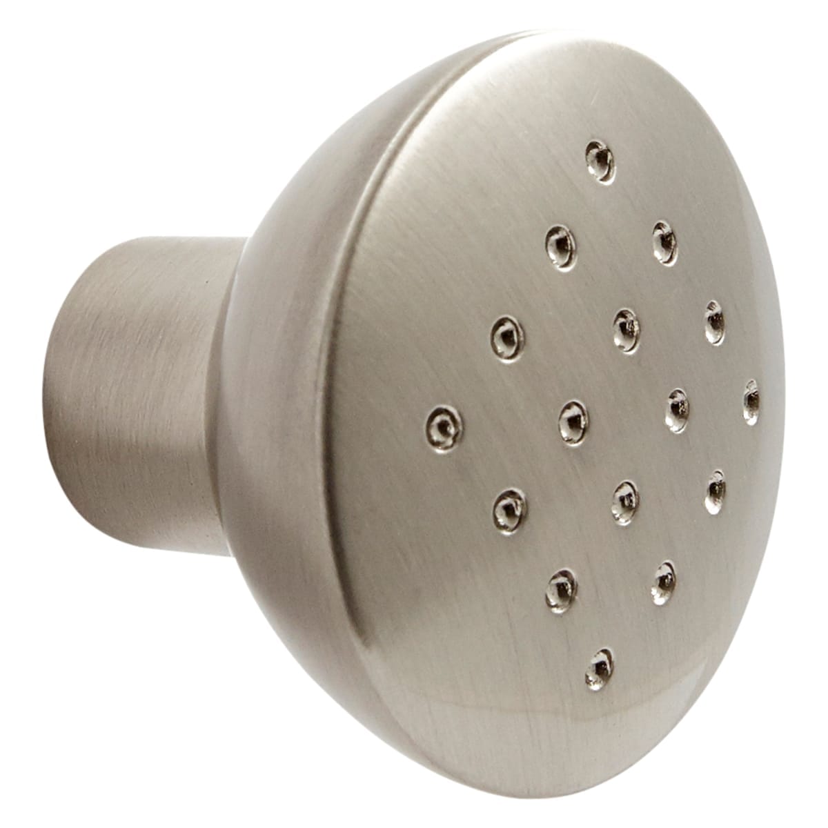 Bricocenter LOUNA KNOB DIAMETER 32 MM BRUSHED NICKEL, 4 PIECES