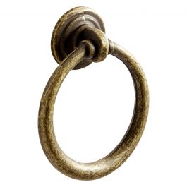 RING KNOB DIAMETER 41.6 MM ANTIQUED ZAMAK, 2 PIECES