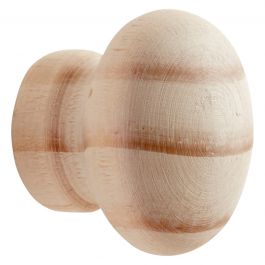 1 WOOD KNOB D31MM NATURAL PINE