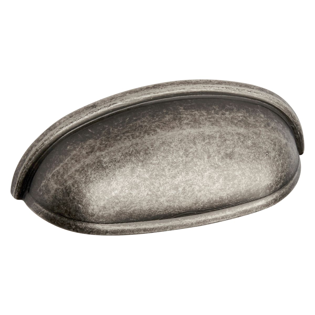 Bricocenter CUP HANDLE LENGTH 64 MM ANTIQUED PEWTER, 4 PIECES