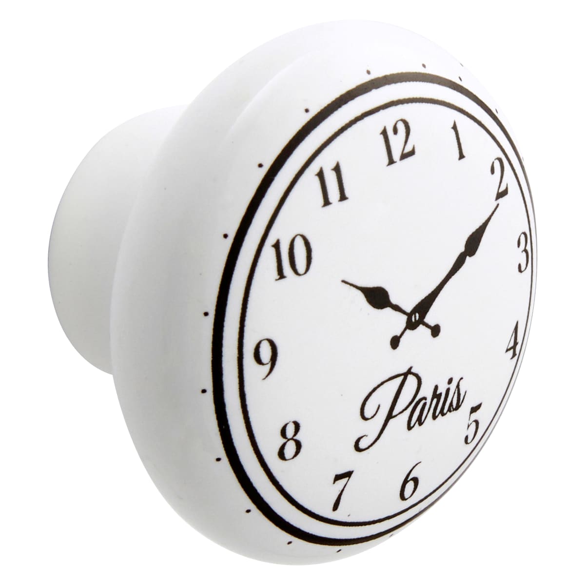 CLOCK KNOB LENGTH 6 DIA.39.6 MM SATIN NICKEL 2 PCS.