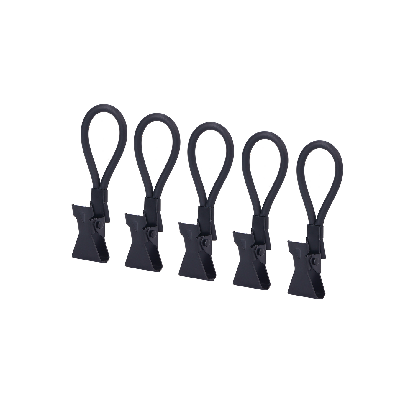 5 black tea towel hooks