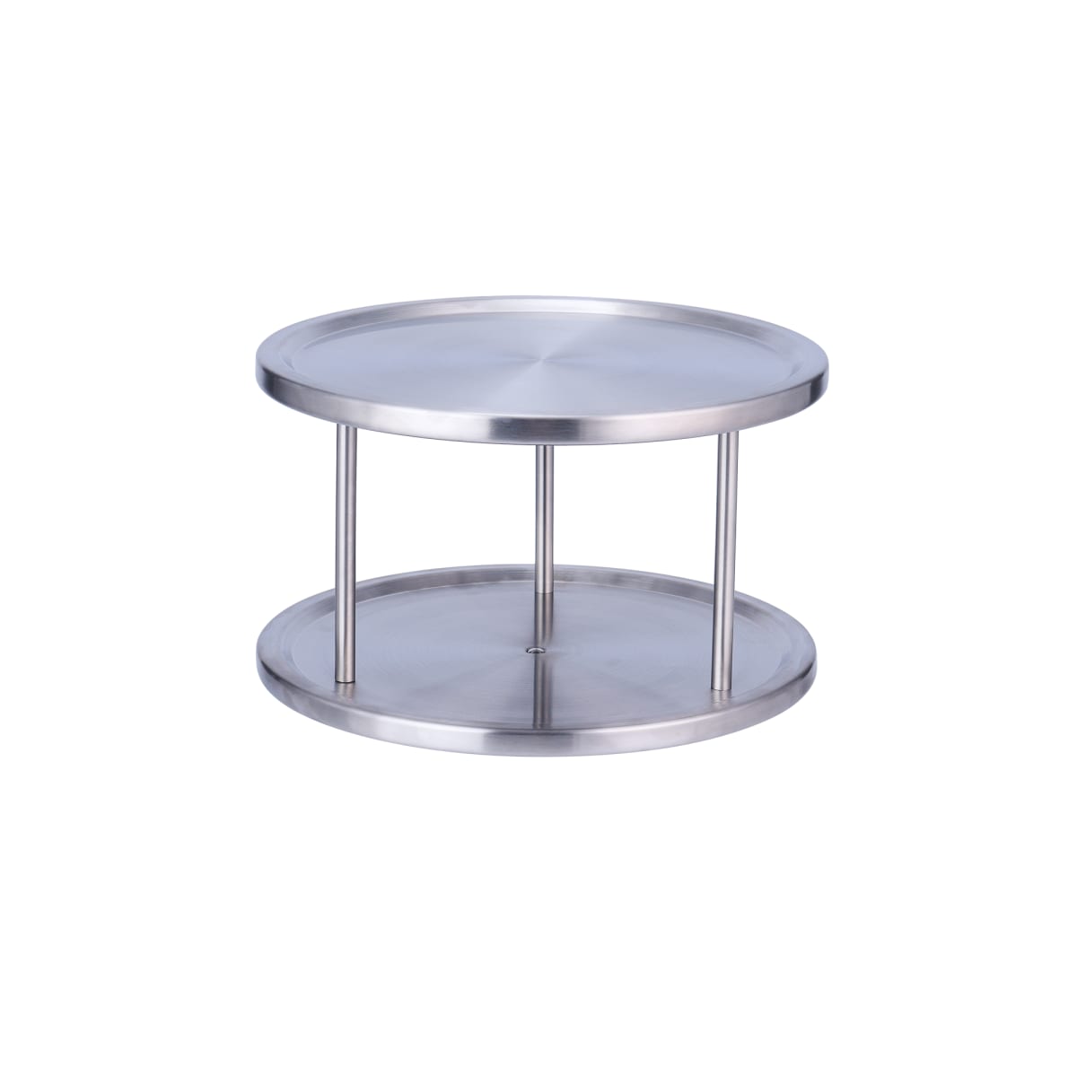 Rotating unit with 2 adjustable shelves