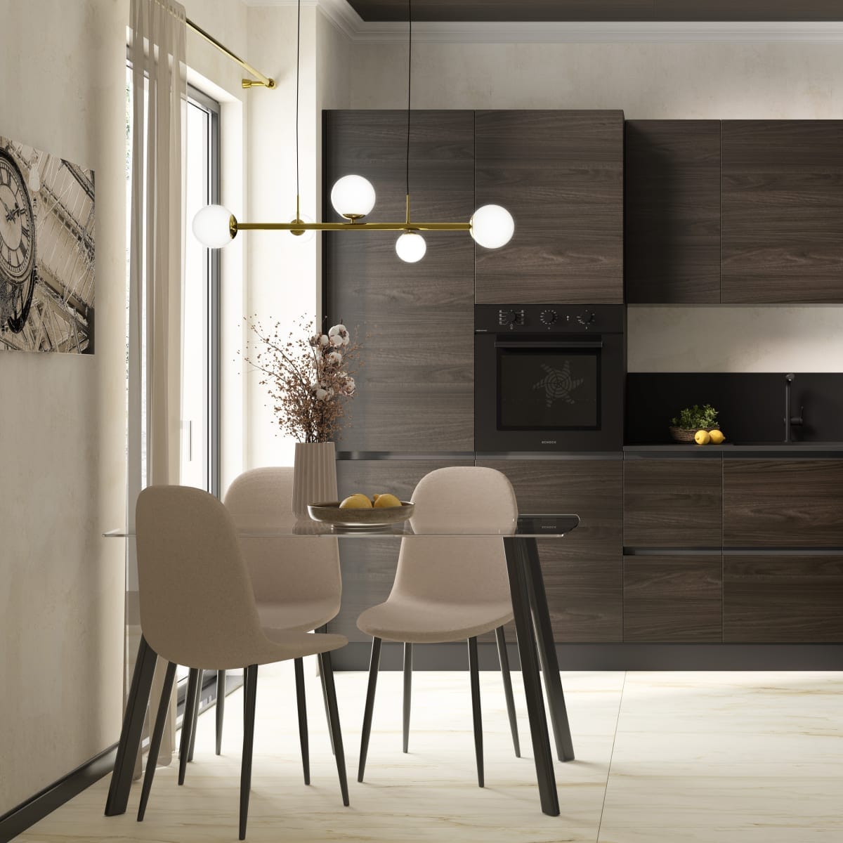 Bricocenter CALLAS CHANDELIER METAL GOLD D12 CM 5XG9