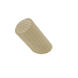 SINGLE HOOK WOOD-COLOURED SPACEO