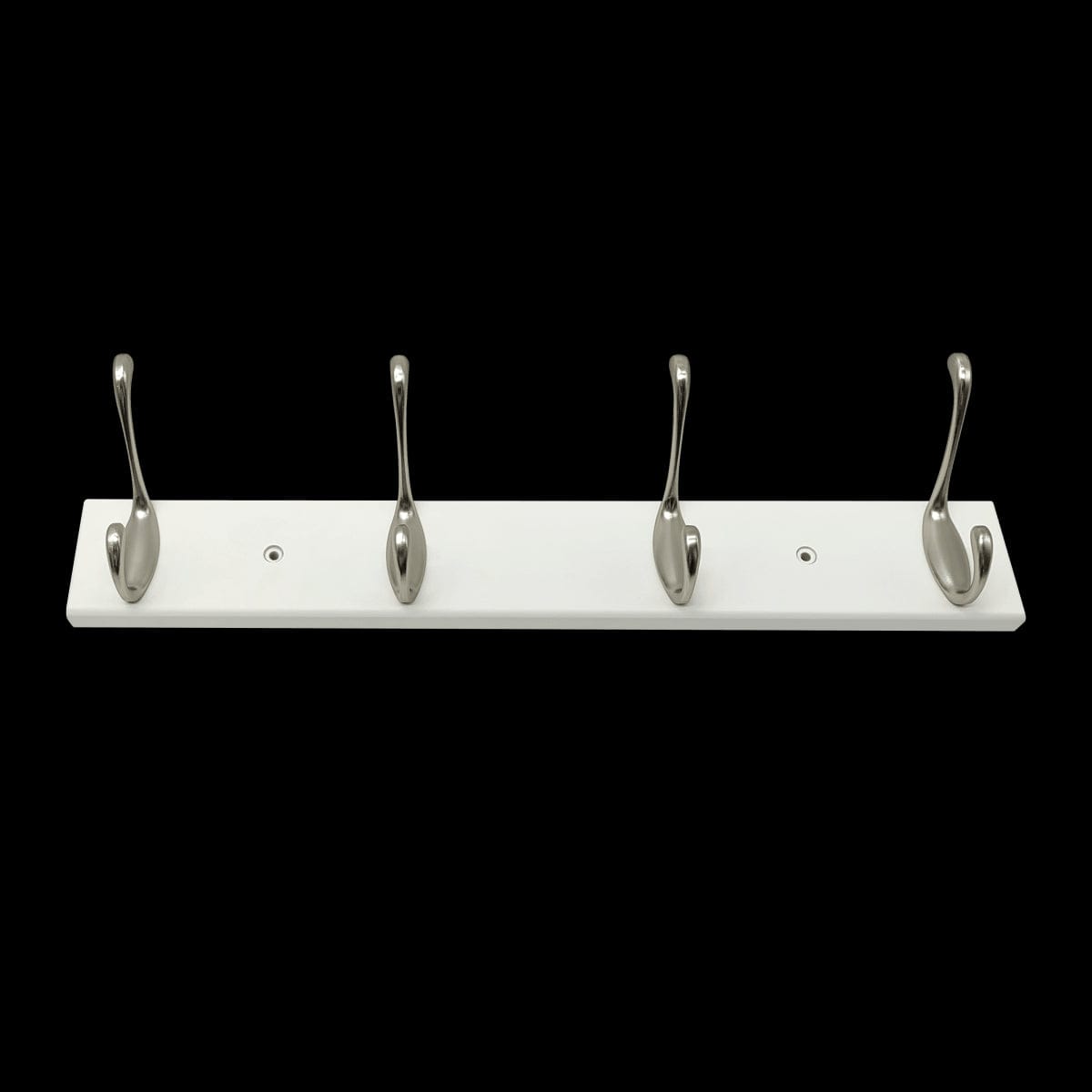 Bricocenter COAT RACK 2 X 4 HOOKS ENZO METAL AND WHITE SPACEO