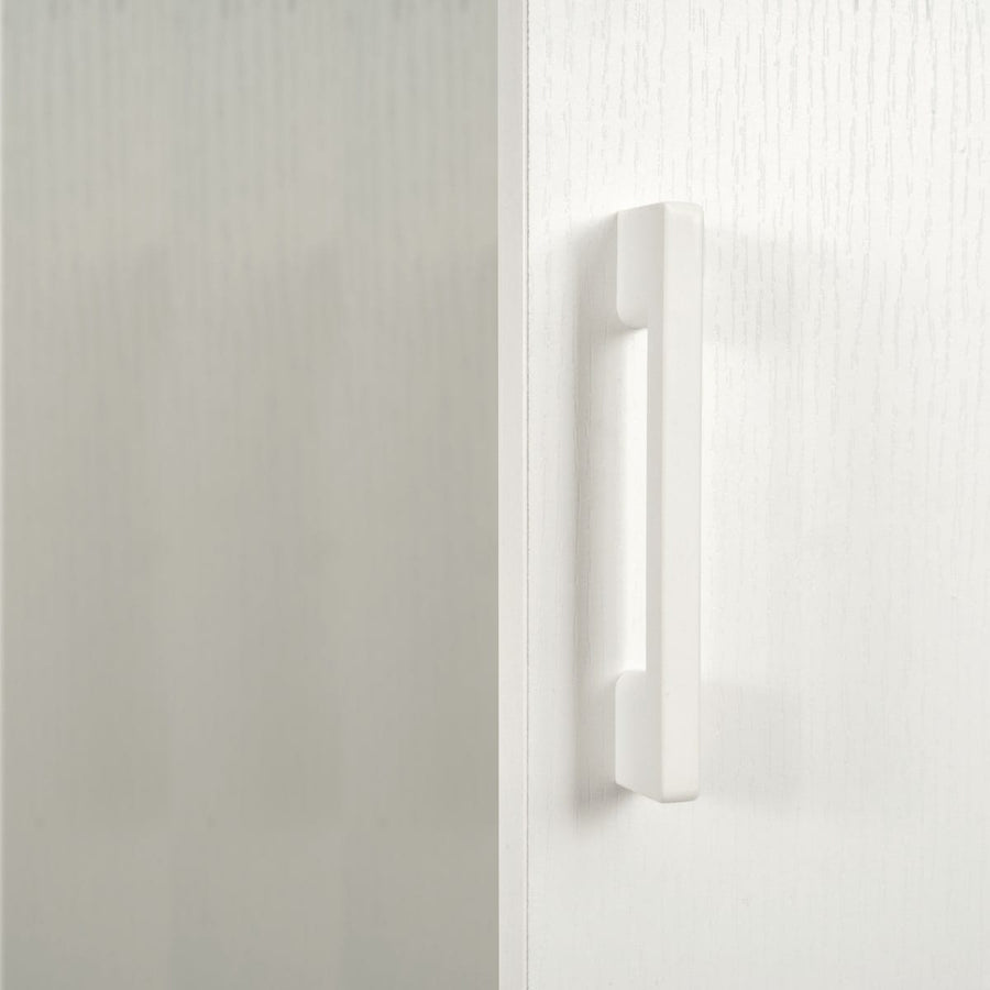 Bricocenter MOBILE MULTIUSO CON CESTELLO PORTABIANCHERIA L45xP32x195H BIANCO