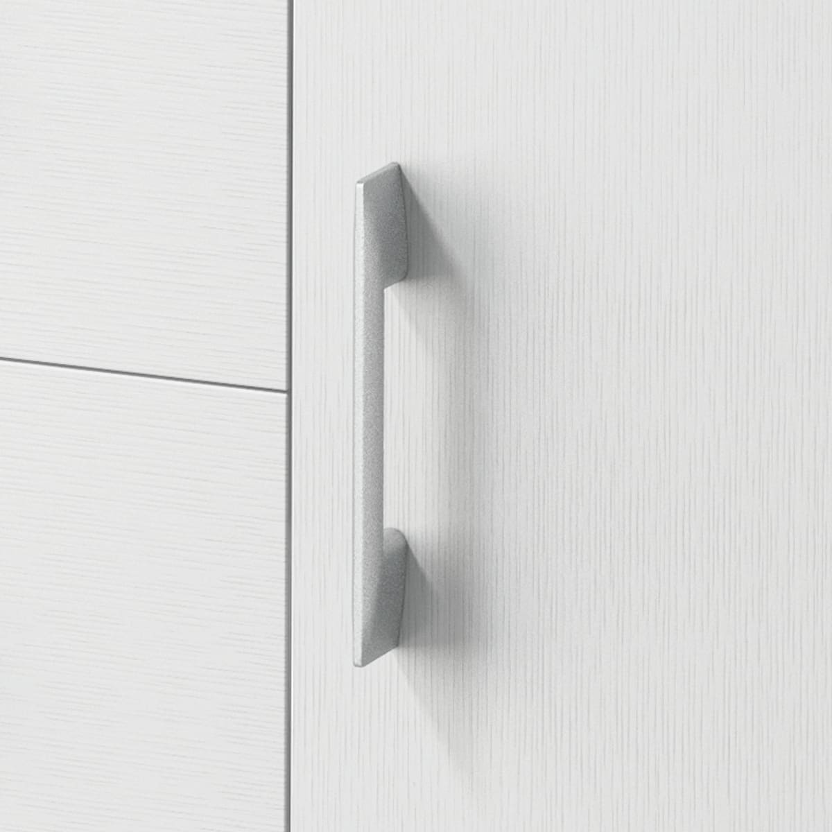 Bricocenter chest of drawers 4 DRAWERS W50xD40xH87CM IN MELAMINE WOOD WHITE COLOR