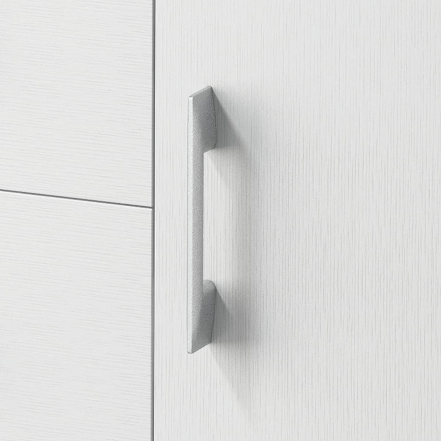 Bricocenter chest of drawers 4 DRAWERS W50xD40xH87CM IN MELAMINE WOOD WHITE COLOR
