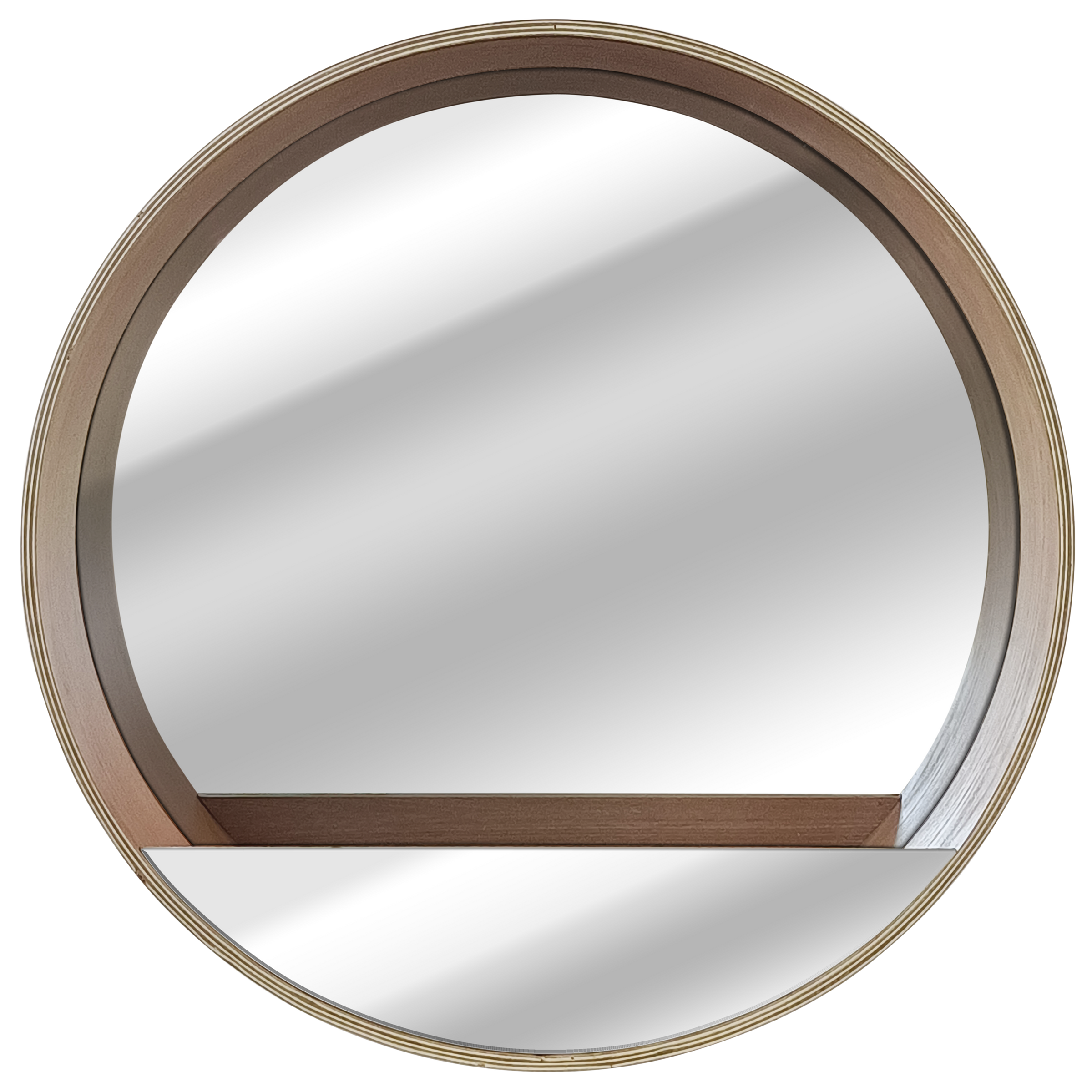NORDIK TABLETO MIRROR WOOD BEECH D 56CM