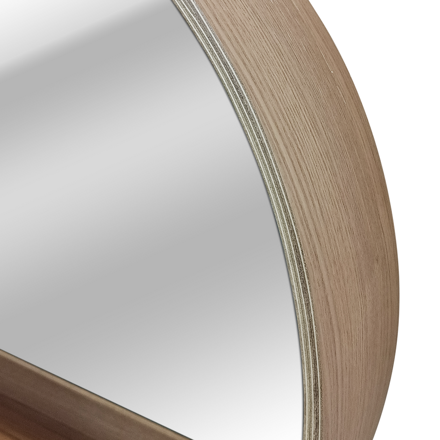 NORDIK TABLETO MIRROR WOOD BEECH D 56CM