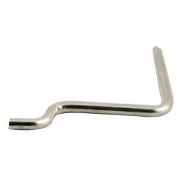 6 METAL HOOKS FOR PERFORATED PANELS SIZE 2