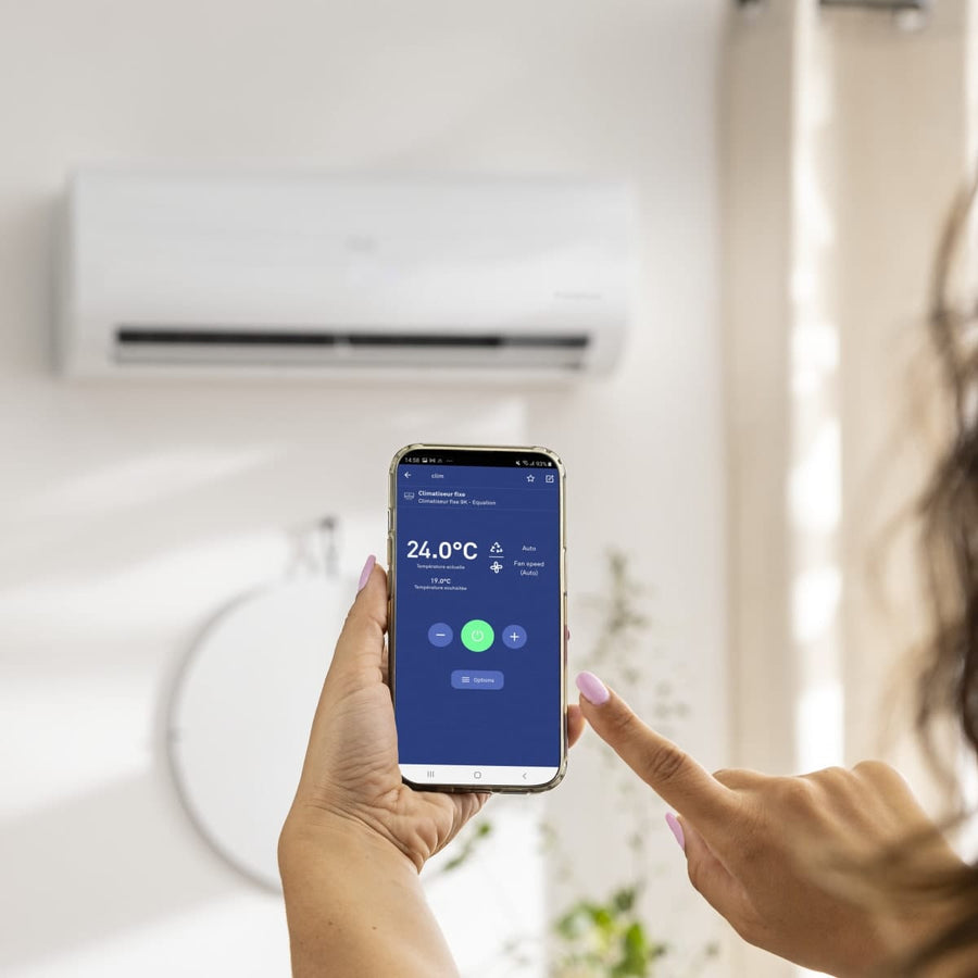 Bricocenter Dual Equation Virtus 9+12 btu air conditioner class A+++/A++