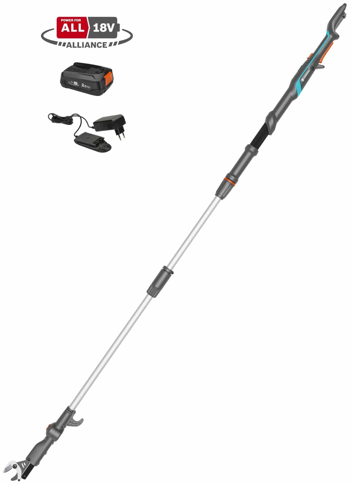 GARDENA BATTERY-operated GARDENA TELESCOPIC TRACKER HighCut 250/18V P4A