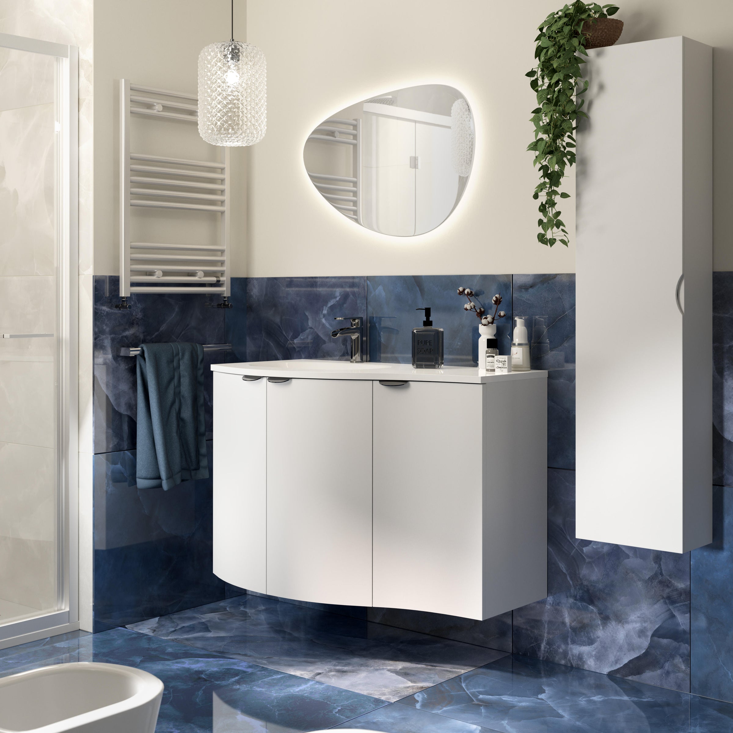 BASIN MIXER ICONS WATERFALL SENSEA CHROME