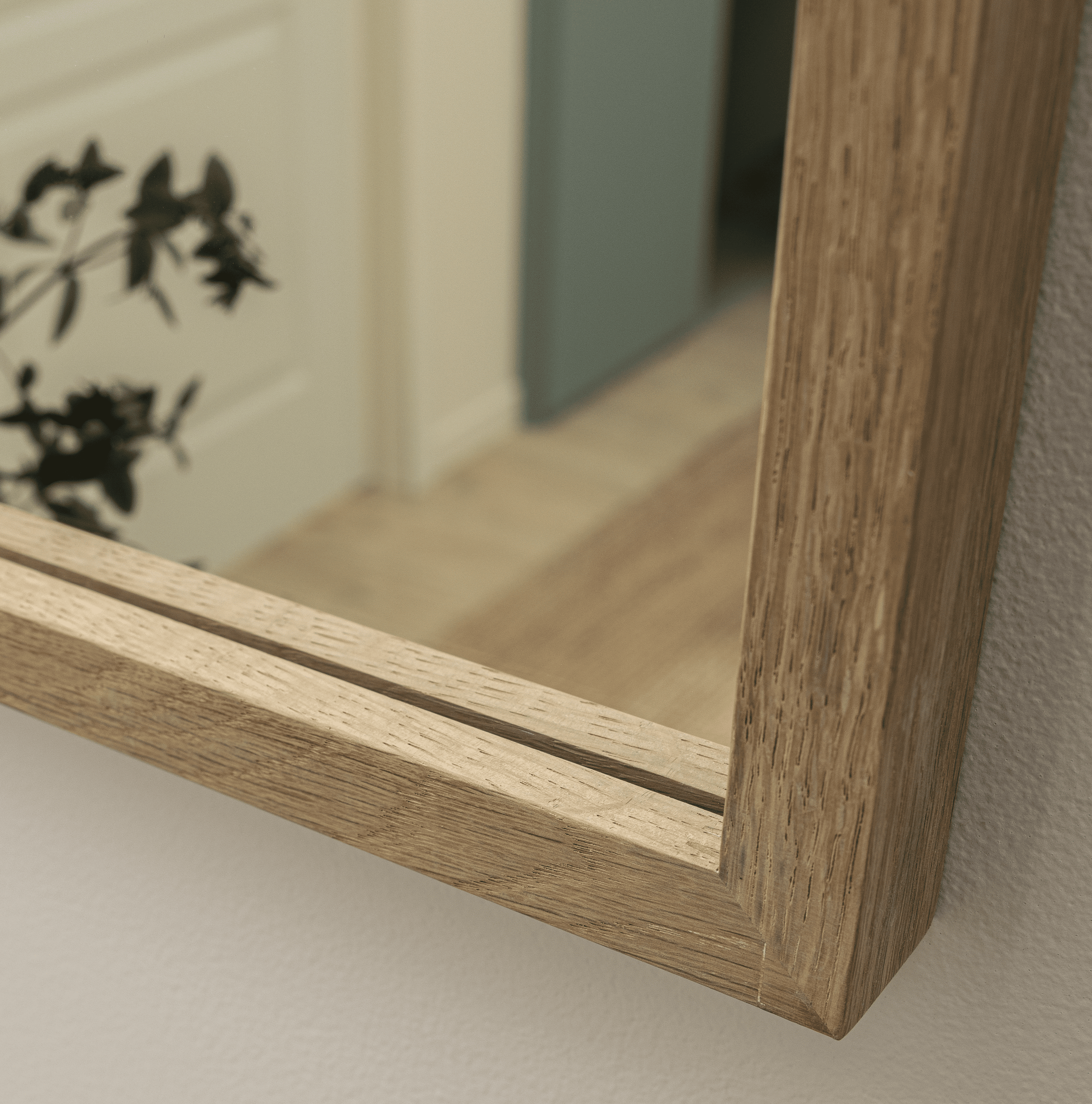 Milo mirror, beech, 42x62 cm