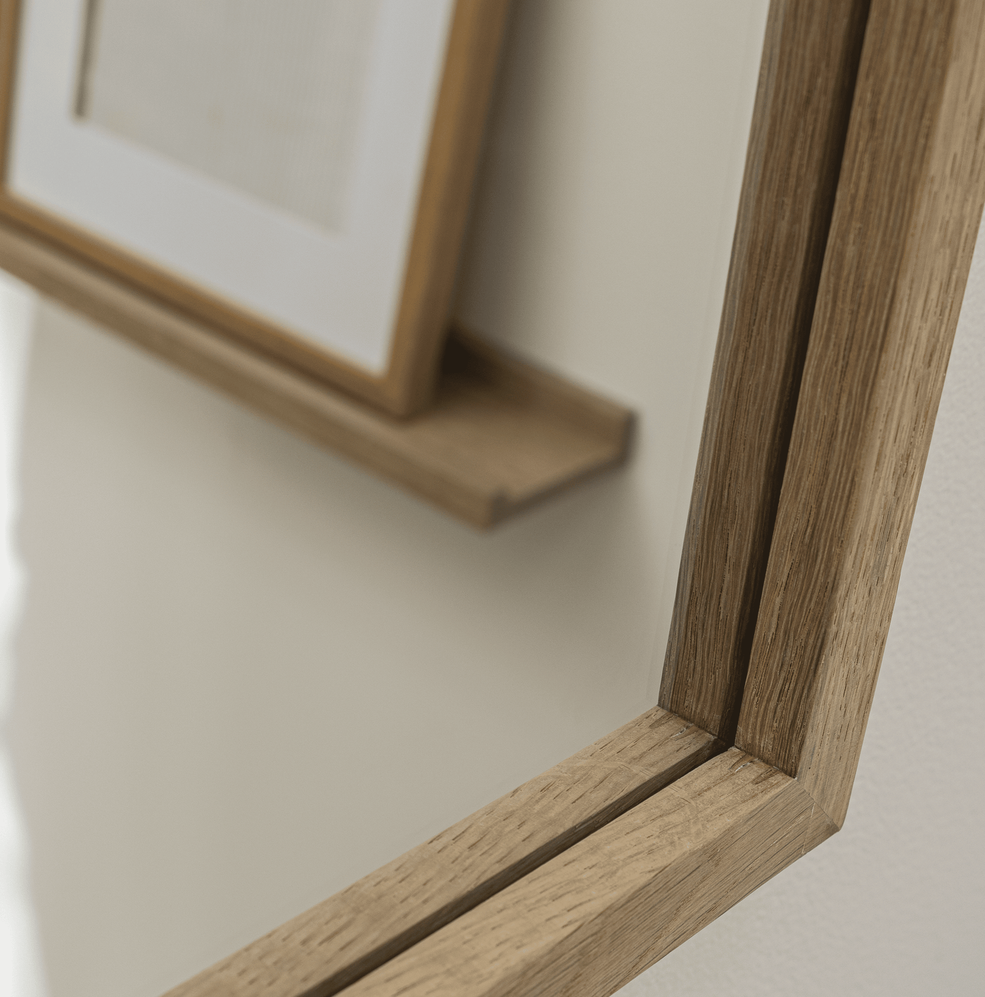 Milo mirror, beech, 42x62 cm